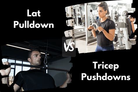 Lat Pulldown vs Tricep Pushdown (What’s the Difference?) – Horton Barbell