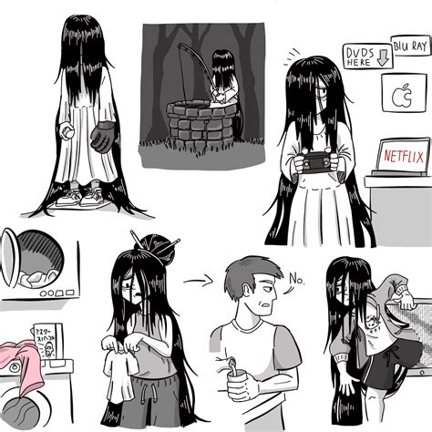 Sadako Sketches 2 by TheGeneralMoeNG on Newgrounds