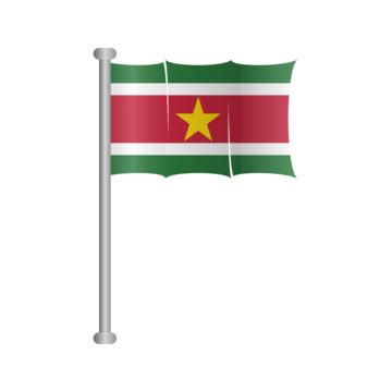 Suriname Flag Vector, Suriname, Flag, Suriname Day PNG and Vector with ...