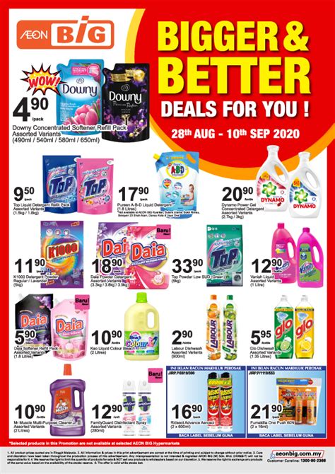 Aeon Big Bigger & Better Deals Catalogue (28 August - 10 September 2020 ...