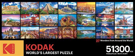 Kodak 51,300 Piece Jigsaw Puzzle - "World's Largest Jigsaw Puzzle ...