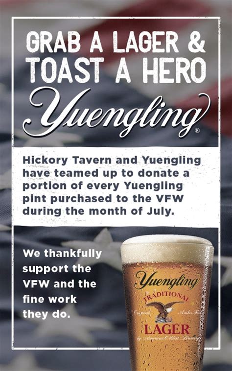 Hickory Tavern Raises Money for Veterans of Foreign Wars During Month ...