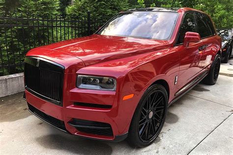 Rolls-Royce Cullinan Bohemian Red on Forgiato Wheels (TEC 3.6) 2019 ...