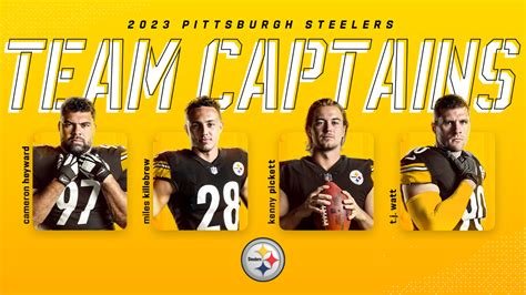 Steelers 2023 team captains announced