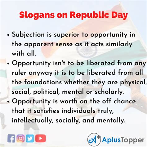 Slogans on Republic Day | Unique and Catchy Slogans on Republic Day in ...