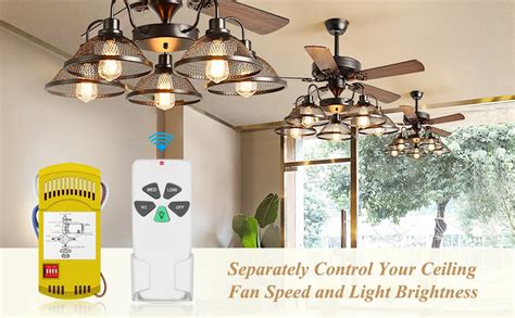 Amazon.com: Universal Ceiling Fan Remote Control Kit for Harbor Breeze ...