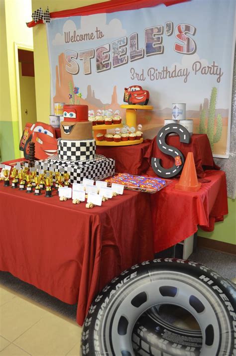 Lightning Mcqueen Party Decoration Ideas ~ Cars Cake Disney Cakes ...