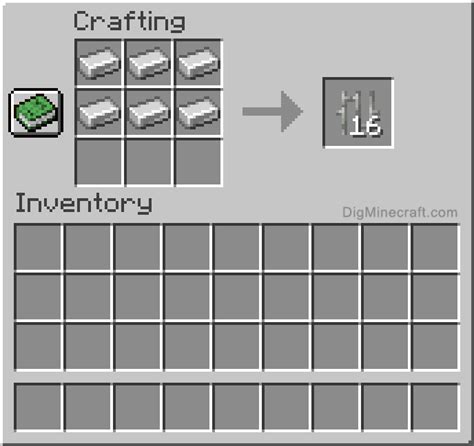 How to make Iron Bars in Minecraft