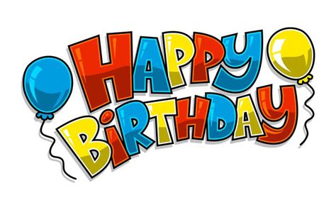 Happy Birthday Vector Logo For Banner 326721 Vector Art At Vecteezy ...