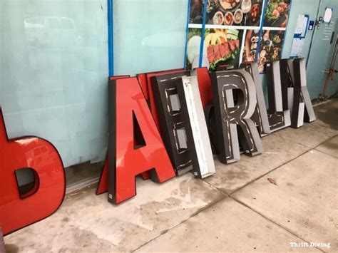 I Found the Coolest Vintage Building Sign Letters....for Free!