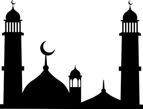 Siluet Masjid Png Mosque Clipart Silhouette Mosque Silhouette | Images ...