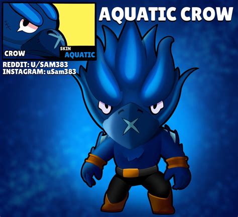 [SKIN IDEA] Aquatic Crow : r/Brawlstars