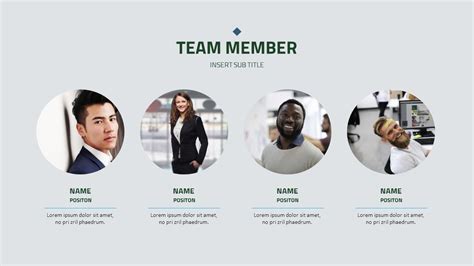 Team Member Template Page