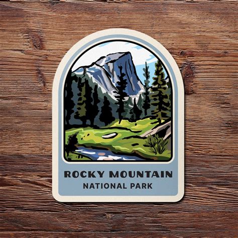 Rocky Mountain National Park Bumper Sticker, Travel Stickers for Cars ...