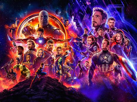 Avengers Infinity War And Endgame Poster Wallpaper,HD Superheroes ...