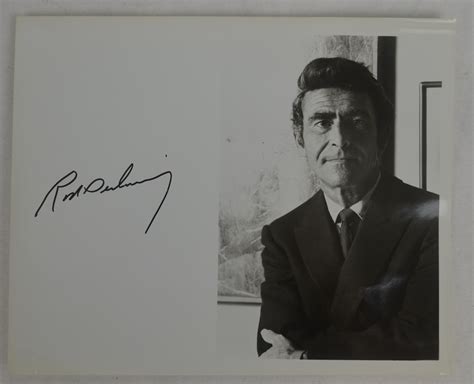 Lot Detail - Rod Serling Autographed Photo