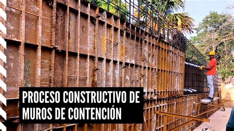 Proceso Constructivo De Muro De Contencion Muro De Contencion Muros ...