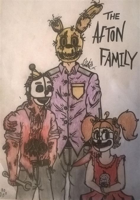 The afton family by cOmicBrooks on DeviantArt