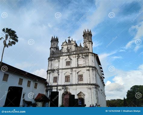 Evening View Heritage Monuments of Goa Stock Photo - Image of fresh ...