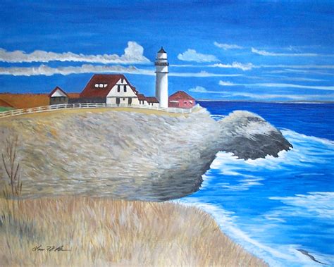 Maine Lighthouse- SOLD