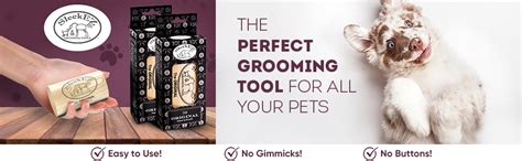 SleekEZ Deshedding Grooming Tool for Dogs, Cats & Horses - Undercoat ...