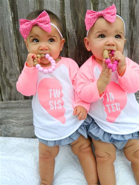 Twin Sister Raglan tee. Twin Sister, matching twins, twin tees, twin ...