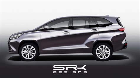 Next-Gen (2023) Toyota Innova Crysta Rendered With A Sharp Look