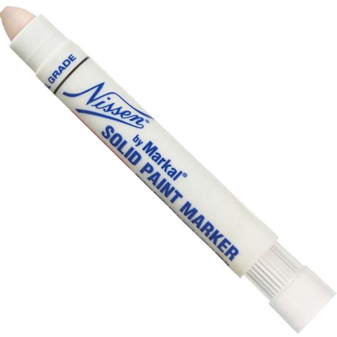 Markal Nissen® Paint Marker, Solid Stick, White | SCN Industrial