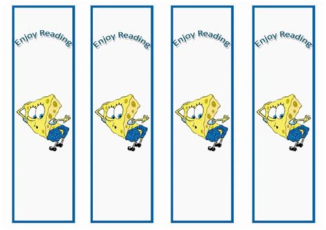 Spongebob Themed Bookmarks | Themed Bookmarks - FREE Printables ...