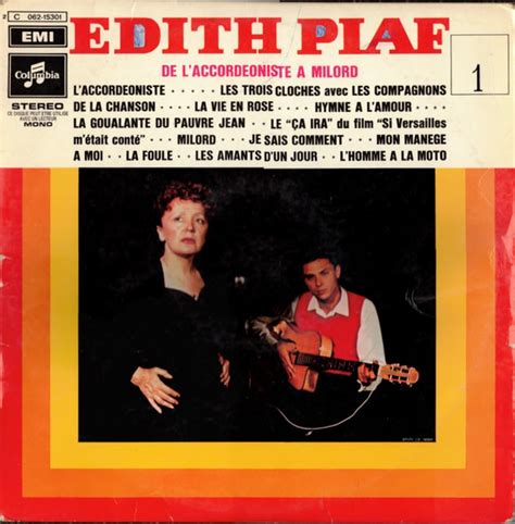 Edith Piaf – De L'Accordeoniste A Milord Vol. 1 (Vinyl) - Discogs