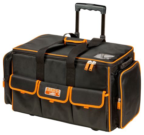 73 L Wheeled Fabric Tool Bags with Telescopic Handle | BAHCO