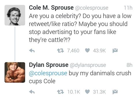 Dylan and Cole Sprouse | Cole sprouse funny, Cole sprouse, Dylan and cole