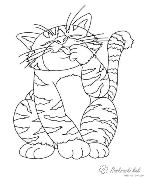 tabby Free Coloring pages online print.