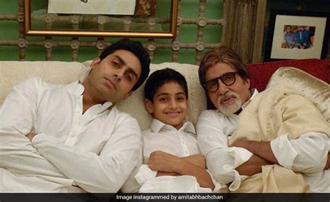 This Throwback Pic Of Amitabh Bachchan With Son Abhishek Bachchan And ...