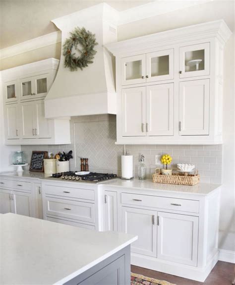 What To Display In Upper Glass Kitchen Cabinets | www ...