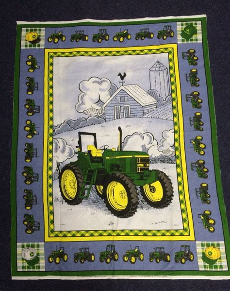 Very rare John Deere Fabric Panel for by TheBlushingIris on Etsy