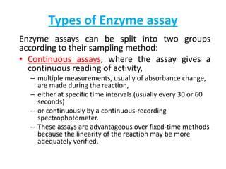 Enzymes assay ppt Best | PPT