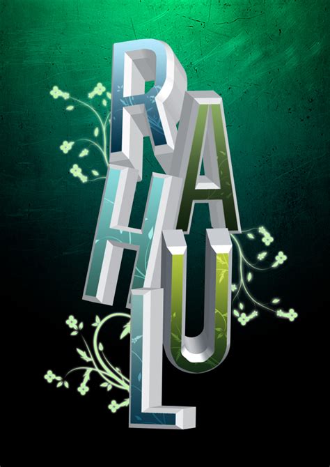 Rahul Name Wallpaper - Rahul Name Logo 3d (#722693) - HD Wallpaper ...