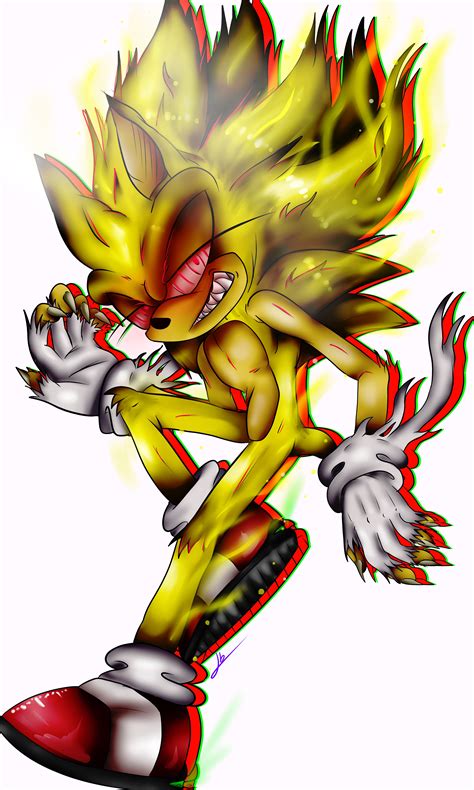 fleetway super sonic fan art - types-of-acting-styles