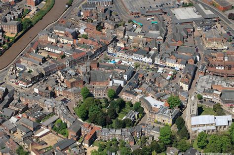 Wisbech town centre from the air | aerial photographs of Great Britain ...