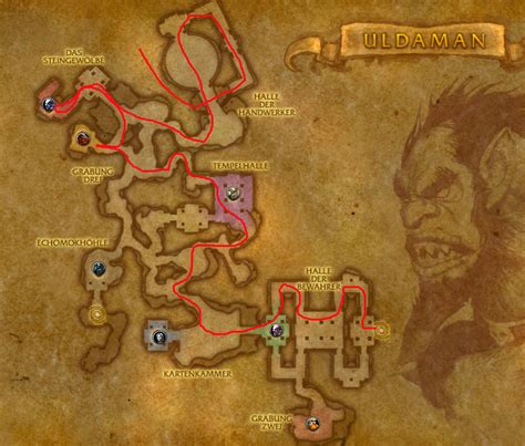 Uldaman Map