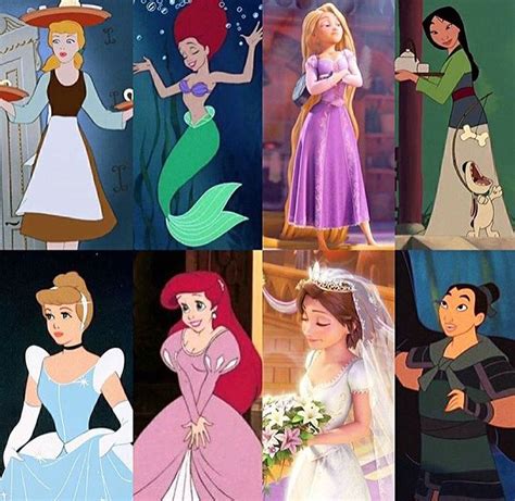 Disney Princess Transformations | Disney princess, Disney, Disney fan art