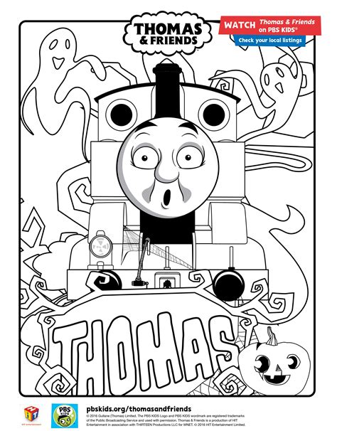 Printable Thomas The Train Coloring Pages