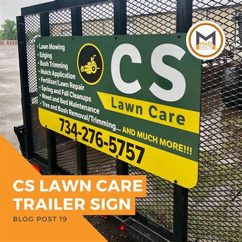 CS Lawn Care Sign | MAD Creative Concepts