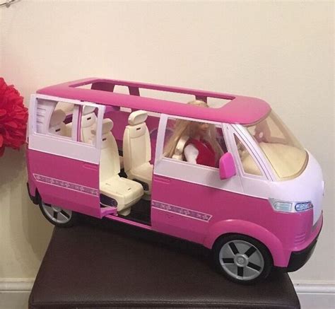 Barbie car bus 4 to 6 seater VW Volkswagen Microbus Mattel 2002 Sounds ...