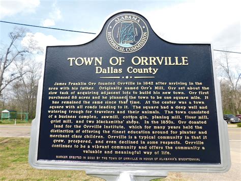 Orrville Historic Marker | Orrville, Alabama | Jimmy Emerson, DVM | Flickr