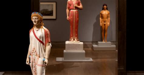 Ancient sculptures reveal their true colors - CBS News