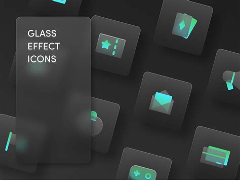 Glassmorphism Icons Set :: Behance