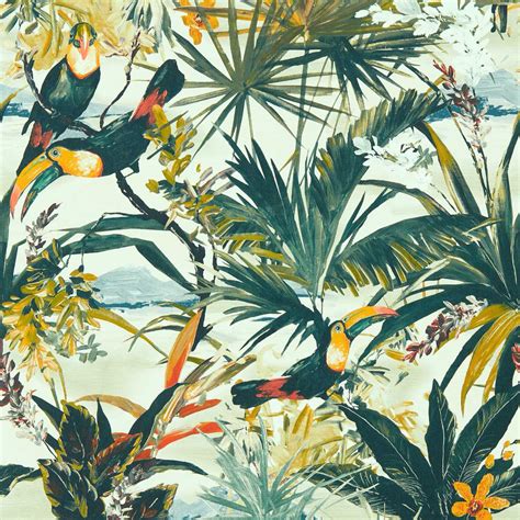 Toucan Wallpaper Sample | Silk Interiors Wallpaper Australia