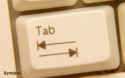 5 Tab Key Symbol With HTML Code